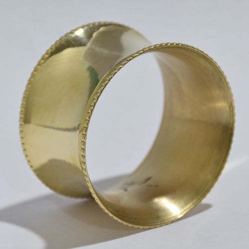 Gold Plated Napkin Ring