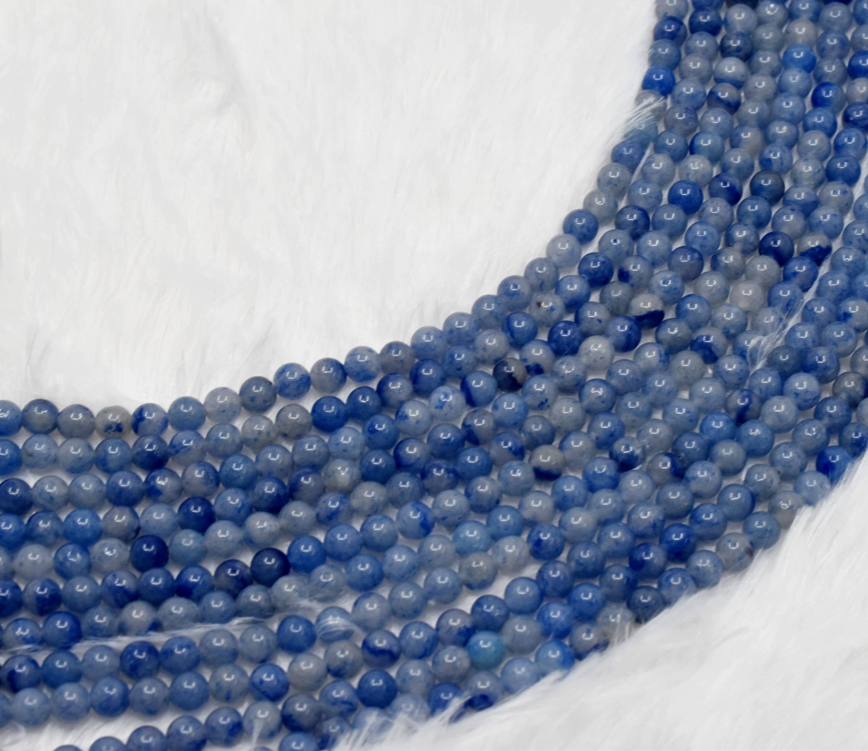 8mm Blue Aventurine Beads, Gemstone Beads for Necklace ,Crystal Beads Jewelry