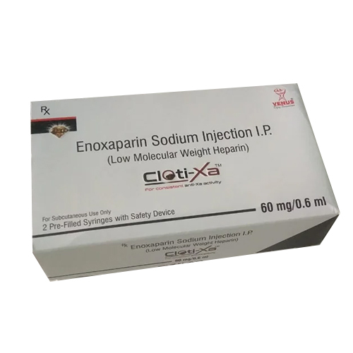 60 MG Enoxaparin Sodium Pharmaceutical Injection IP