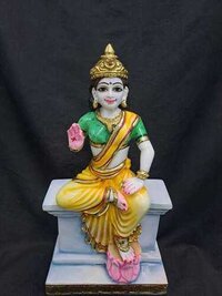 Marble Krishna Sakhi - Size: Medium