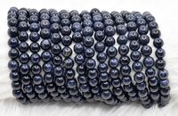 8mm Blue Sandstone Beads, Gemstone Beads for Necklace ,Crystal Beads Jewelry