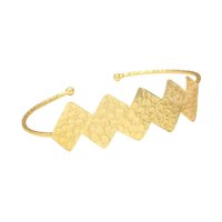 Zig zag design cuff bracelet