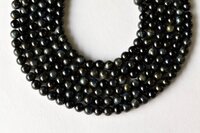 Blue Tiger Eye Beads - 14.5 Inch Strand, 100% Natural Polished Stone Beads, Unique Round Shape In 6mm, 8mm, 10mm, 12mm Sizes