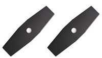 2 Teeth Black Heavy Duty Blade for Brush Cutter (Quantity-2 pcs)