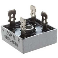 Kbpc3510 Bridge Rectifier Module - 35a, 700-1000v | Industrial Electric Power Supply, 1000v Maximum Reverse Voltage, Warranty Included