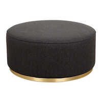 OB-3180 Stainless Steel Velvet Fabric Ottoman wedding furniture ottoman