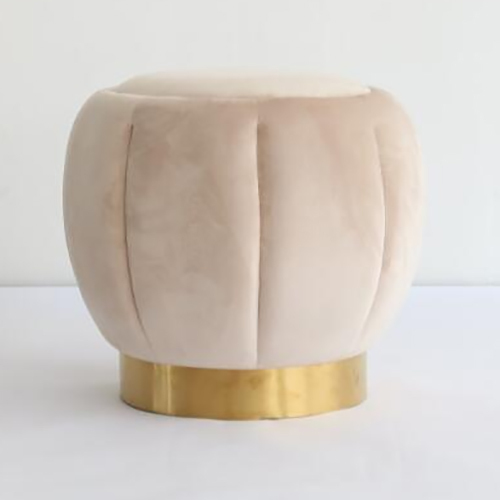 OB-396 Round Ottoman modern wedding ottoman