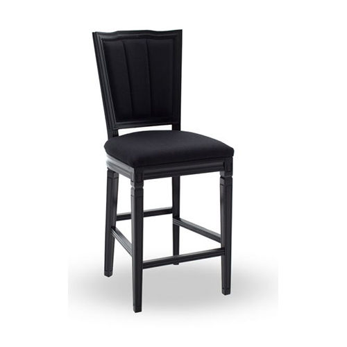 Bs-547A Wood Frame With Linen Fabric Bar Chair Rental Bar Chairs For Events - Assembly: No Assembly Required