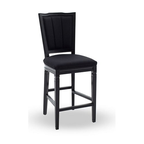 BS-547A Wood Frame With Linen Fabric Bar Chair rental bar chairs for events