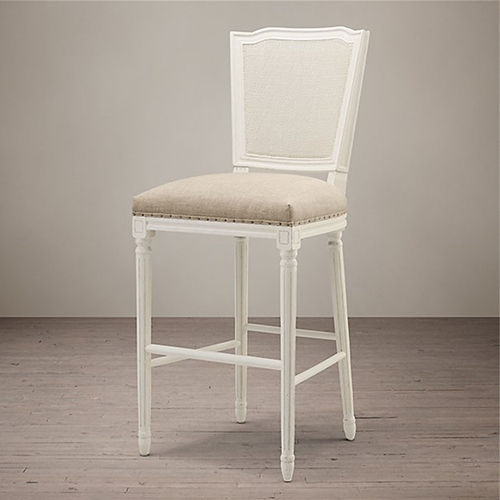 Bs-547b Wood Frame With Linen Fabric Bar Chair For Events Wedding Party - Assembly: No Assembly Required