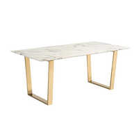 DT-767 Fancy Dining Table stainless steel wedding decoration table