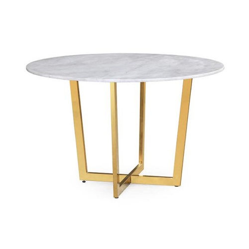 Dt-768 Round Fancy Dining Table Stainless Steel Wedding Party Table - Assembly: No Assembly Required