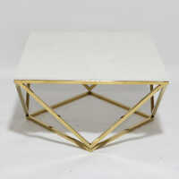 CT-794 Marble Top With Stainless Steel Base Coffee Table decor table wedding gold luxury