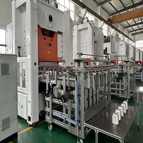 Silver White Fully Automatic Aluminium Foil Food Container Making Machine