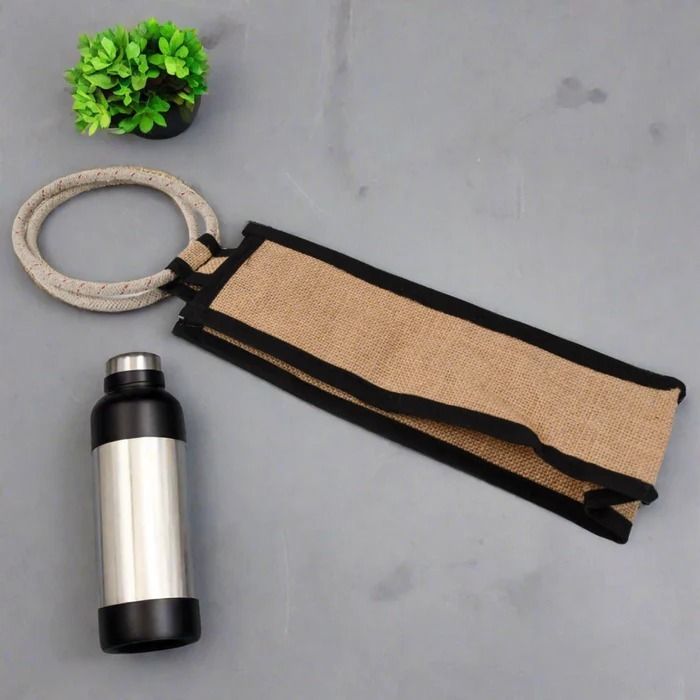 JUTE WATER BOTTLE BAG 13026