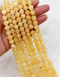 8mm Honey Calcite Beads, Gemstone Beads for Necklace ,Crystal Beads Jewelry