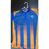 Mens Full Sublimation T-shirt - Cotton Blend, Multicolor, Polo Collar | Short Sleeves, Stylish Printed Pattern, Comfortable For Casual & Semi-formal Wear