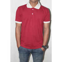 Mens Custom T-shirt - Cotton Blend, Sizes S-xl, Plain Design, Short Sleeves, Classic Polo Collar | Personalizable For Unique Style