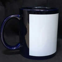 Magic Mug - Ceramic Material, 300 Ml Size, Blue And White Colors | High-quality, Plain Surface Finish, Ideal For Hot Beverages