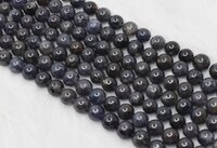 8mm Iolite Beads, Gemstone Beads for Necklace ,Crystal Beads Jewelry