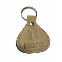 Faux Leather Keychain