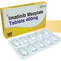 Imatinib Mesylate 400mg Tablets - Anticancer Drug For Chronic Myeloid Leukemia And Gastrointestinal Stromal Tumors, 10 Strips Of 10 Tablets Each, Synthetic Medicine