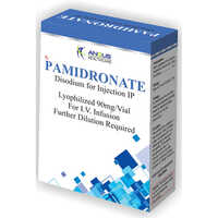 Pamidronate Disodium Injection - Liquid Formulation For Intravenous Infusion | Treats Hypercalcemia, Cancer-related Bone Conditions, And Paget's Disease, 1 Vial Per Box, Suitable For Adults, Store In Cool Dry Place