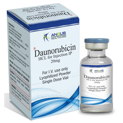 Daunorubicin Hcl Injection 20Mg - Recommended For: Adults And Pediatric Patients With Acute Myeloid Leukemia (Aml) Or Acute Lymphocytic Leukemia (All)