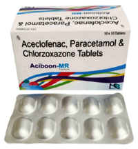 ACECLOFENAC + PARACETAMOL + CHLORZOXAZONE TABLETS