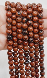 8mm Mahogany Obsidian Beads, Gemstone Beads for Necklace ,Crystal Beads Jewelry