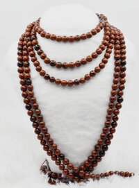 8mm Mahogany Obsidian Beads, Gemstone Beads for Necklace ,Crystal Beads Jewelry