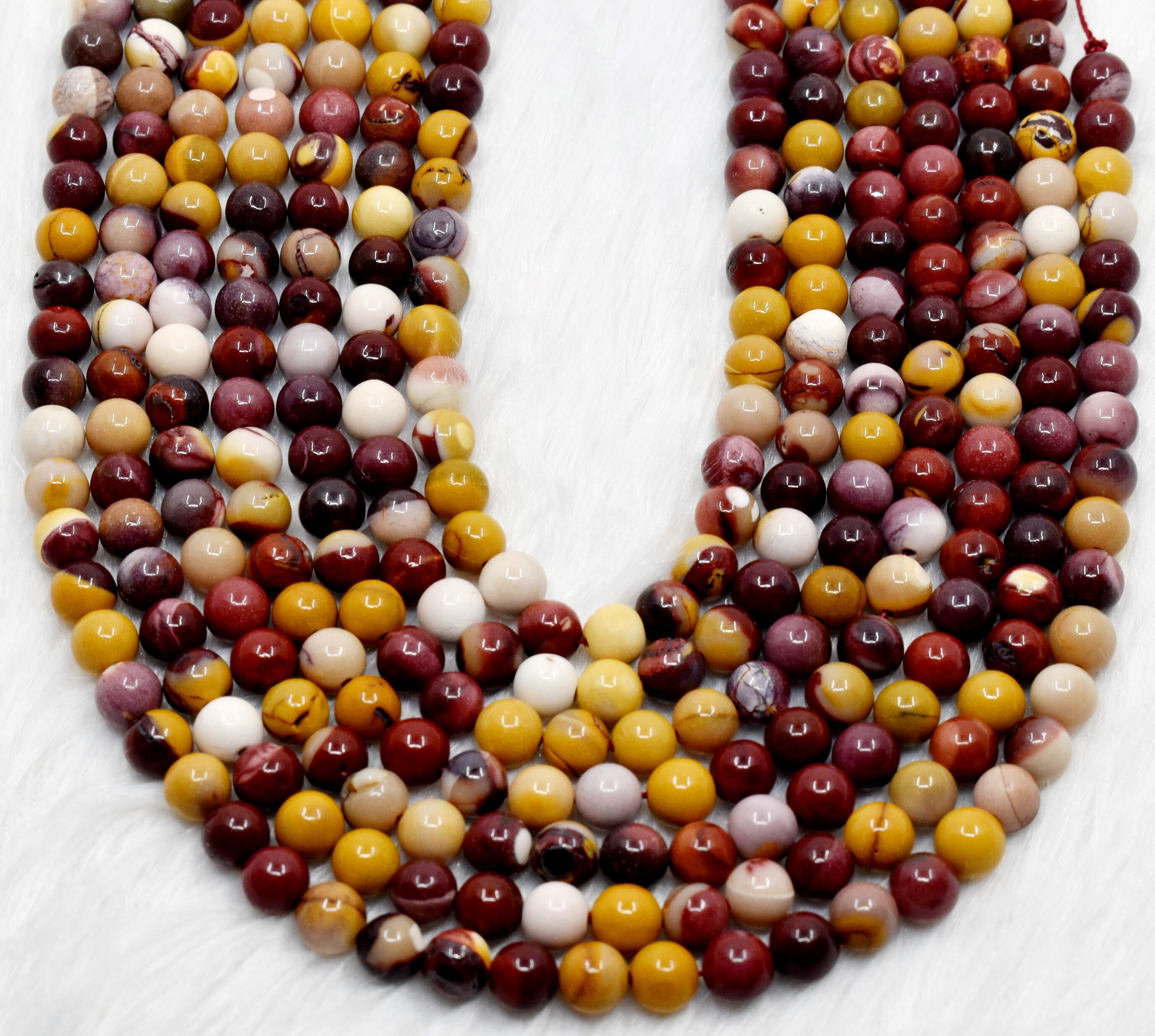 8mm Mookaite Beads, Gemstone Beads for Necklace ,Crystal Beads Jewelry