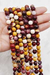 8mm Mookaite Beads, Gemstone Beads for Necklace ,Crystal Beads Jewelry