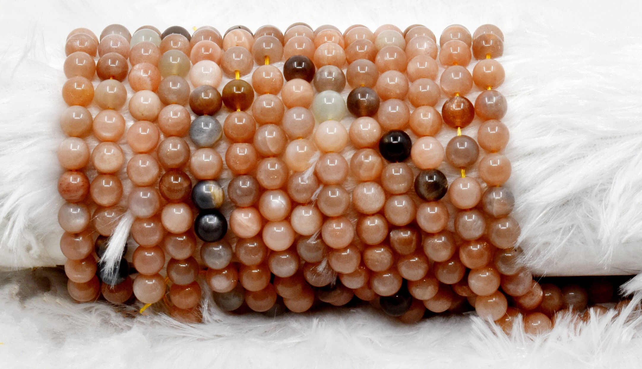 8mm Moonstone Beads, Gemstone Beads for Necklace ,Crystal Beads Jewelry