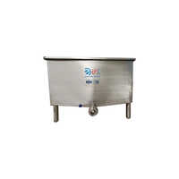 Stainless Steel Dump Tank - Color: Silver