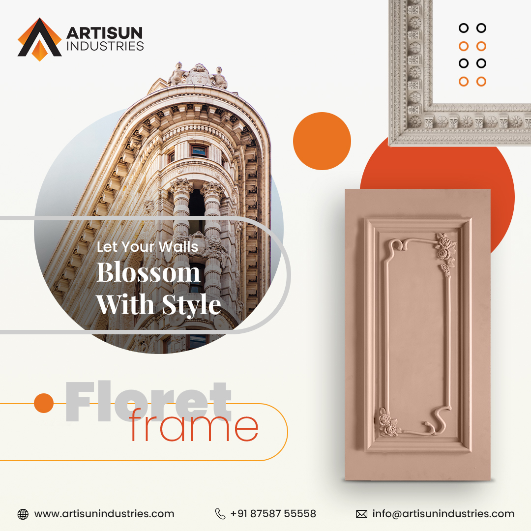 Floret Frame PU Stone