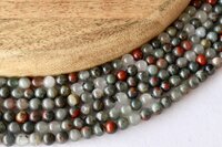 8mm Conglomerate Beads, Gemstone Beads for Necklace ,Crystal Beads Jewelry