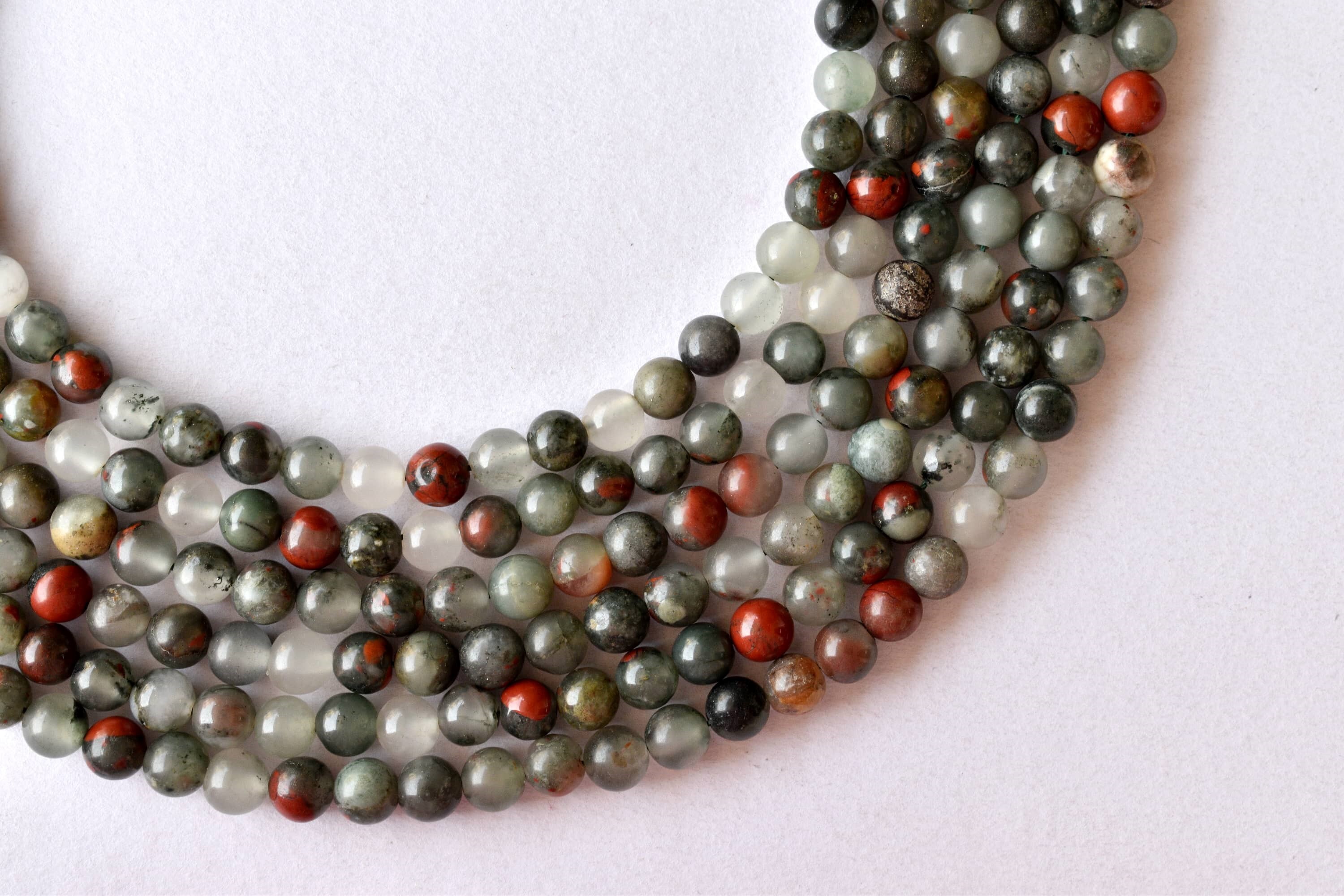 8mm Conglomerate Beads, Gemstone Beads for Necklace ,Crystal Beads Jewelry