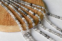 8mm Cloudy Quartz Beads, Gemstone Beads for Necklace ,Crystal Beads Jewelry