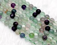 8mm Multi Fluorite Beads, Gemstone Beads for Necklace ,Crystal Beads Jewelry