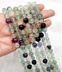 8mm Multi Fluorite Beads, Gemstone Beads for Necklace ,Crystal Beads Jewelry