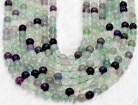 8mm Multi Fluorite Beads, Gemstone Beads for Necklace ,Crystal Beads Jewelry