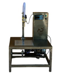 लोड सेल आधारित तेल टिन भरने की मशीन