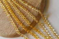 8mm Citrine Heated Beads ,Gemstone Beads for Necklace ,Crystal Beads Jewelry