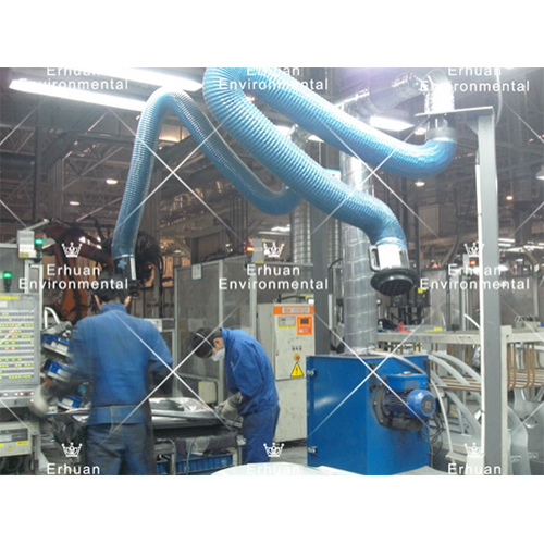 Filter Type Welding Fume Extraction Arms - Metal, 220-440 Volt, Sleek Blue | Industrial-Grade, New Condition, Efficient Fume Capture