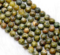 8mm Ocean Jasper Beads, Gemstone Beads for Necklace, Crystal Beads Jewelry