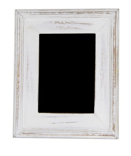 Wooden White Wash Photo Frame