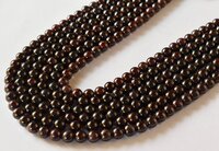 8mm Garnet Beads, Gemstone Beads For Necklace, Crystal Beads Jewelry - Polished Natural Stone, 14.5 Inch Strand, Unique Round Beads In Rich Hue