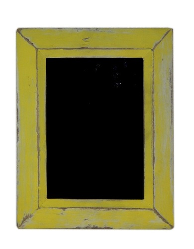 23 Cm Yellow Wooden Photo Frame - Design Type: Modern