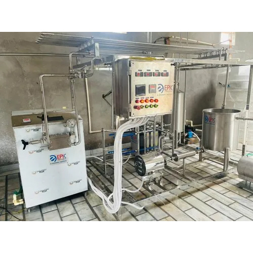 Milk Pasteurizer Plant With Homogenizer